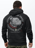 Bluza PIT BULL WASHED STRENGTH & RESPECT dark graphite kaptur