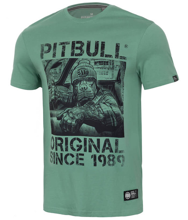 T-shirt PIT BULL PITBULL DRIVE 170 (mint) miętowy