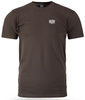 T-shirt DOBERMANS BASIC LOGO TS357 brązowy