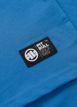 T-shirt PIT BULL LOGO PALMS shade blue