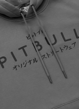 Bluza PIT BULL WASHED MT FUJI washed grey kaptur