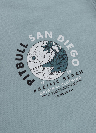 Bluza PIT BULL WASHED PLANET SURF light blue prosta
