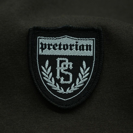 T-shirt PRETORIAN MILITARY LOGO brązowy