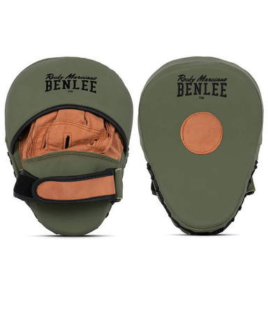 Skórzane łapy trenerskie BENLEE MOORE khaki