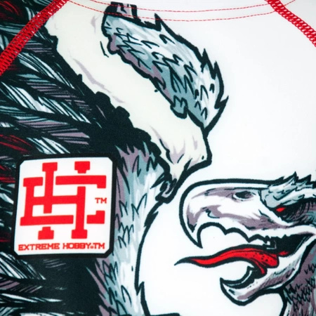 Short Sleeve Rashguard Kids Polish Eagle