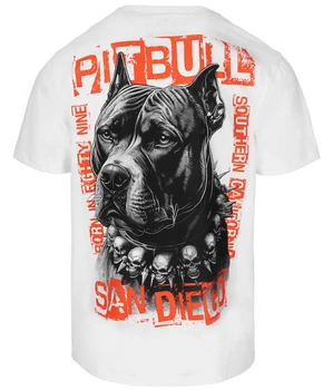 T-shirt PIT BULL BLACKY biały