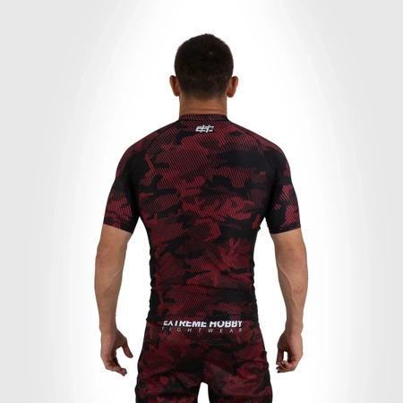 Short sleeve rashguard EXTREME HOBBY HAVOC czerwony