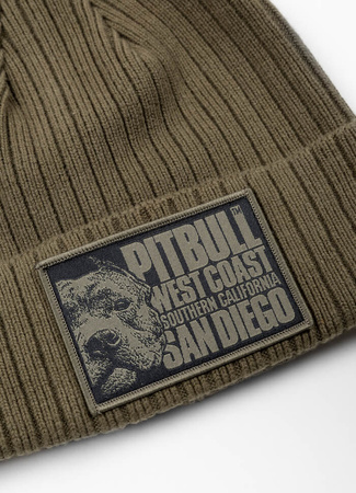 Czapka zimowa PIT BULL SILVAS BLOOD DOG oliwkowa