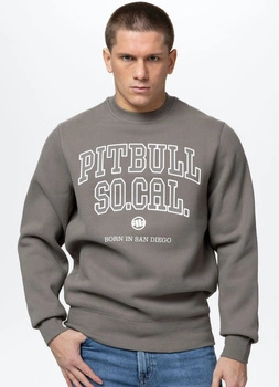 Bluza PIT BULL SO CAL taupe prosta