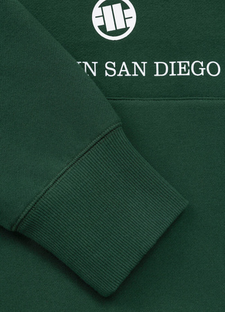Bluza PIT BULL SO CAL hunter green kaptur