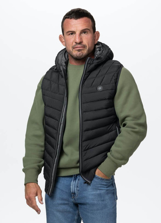 Bezrękawnik PIT BULL NAYLOR HOODED czarny