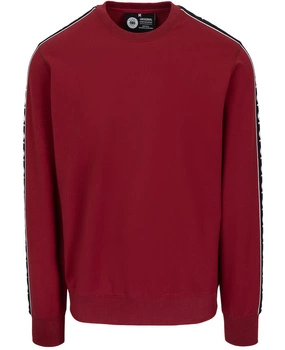 Bluza PIT BULL Tricot Terry TAPE NUGGET bordowa prosta
