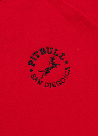 Bluza PIT BULL SAN DIEGO CA czerwona prosta