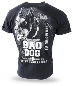 T-shirt DOBERMANS BAD DOG TS310 czarny