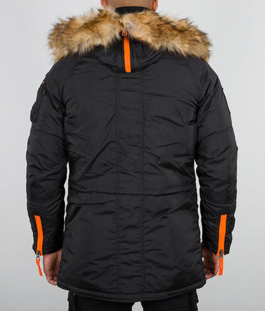 Kurtka ALPHA INDUSTRIES PPS N3B czarno-pomarańczowa (black/orange) 133148 241