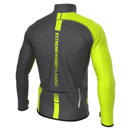 Bluza biegowa męska EXTREME HOBBY DRAFT limonka