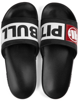 Klapki Pit Bull HILLTOP czarno/białe