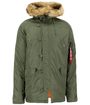 Kurtka ALPHA INDUSTRIES N3B VF 59 oliwkowa (sage green) 103141 01