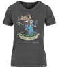 T-shirt damski PIT BULL Middle Washed DOUBLETROUBLE WMN grafitowy 