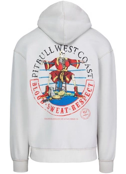 Bluza PIT BULL WASHED CHAMPION BLOODLINE white stone kaptur