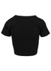 T-shirt damski PIT BULL Rib CROPPED WMN czarny