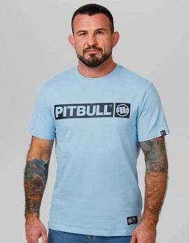T-shirt PIT BULL HILLTOP 170 (light blue) błękitny
