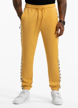 Spodnie dresowe PIT BULL OLDSCHOOL POWERS żółte (pale yellow)