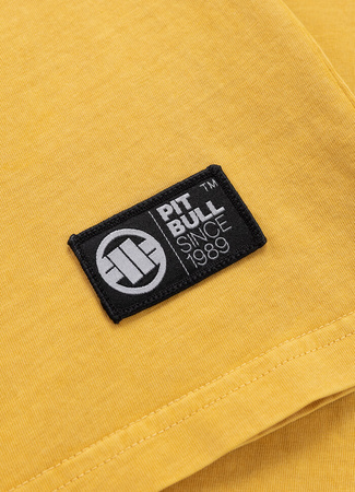 T-shirt PIT BULL Denim Washed MT.FUJI washed yellow