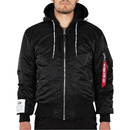 Kurtka ALPHA INDUSTRIES MA-1 ZHP czarna 118101 03