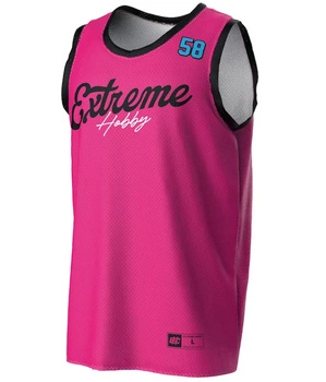 Tank Top Koszykarski EXTREME HOBBY VIBE różowy