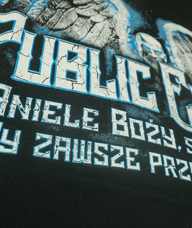 T-shirt PUBLIC ENEMY STRÓŻU MÓJ czarny