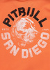 T-shirt PIT BULL DOG SD pomarańczowy (fluo orange)