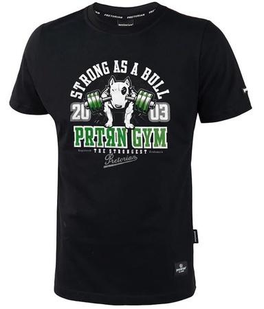 T-shirt PRETORIAN STRONG AS A BULL! czarny