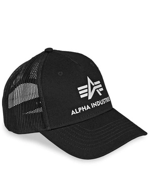 Czapka ALPHA INDUSTRIES TRUCKER BASIC czarna 186902 03