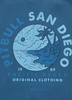 Bluza PIT BULL WASHED PLANET SURF shade blue rozpinana