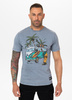 T-shirt PIT BULL Denim Washed OPEN BEACH błękitny (washed blue)