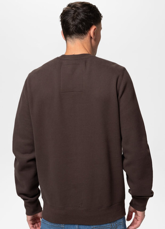 Bluza PIT BULL SMALL LOGO dark chocolate prosta