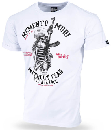 T-shirt DOBERMANS MEMENTO MORI TS290 biały