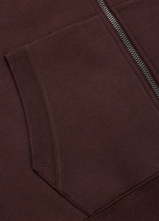 Bluza PIT BULL NORTON bordowa rozpinana