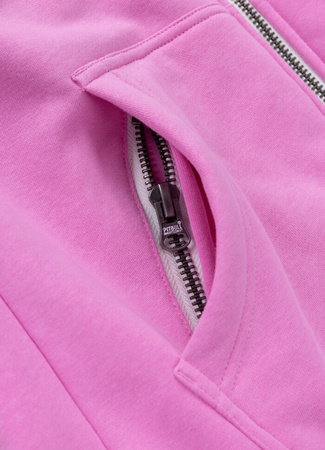 Damska bluza/kożuch PIT BULL SHERPA RUFFINA różowa (ice pink) rozpinana