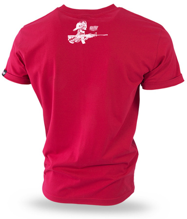 T-shirt DOBERMANS GUN AND ROLL TS276 czerwony