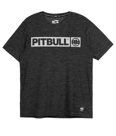 T-shirt PIT BULL HILLTOP CASUAL SPORT czarny (black melange)
