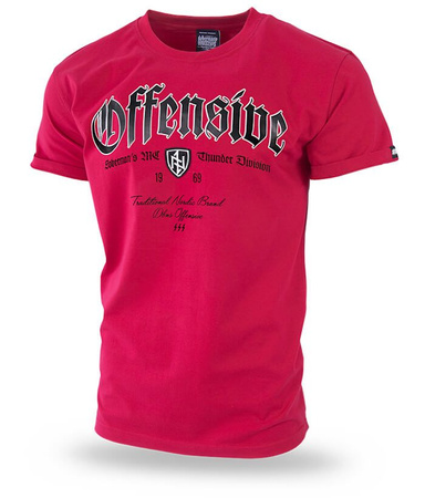 T-shirt DOBERMANS THUNDER OFFENSIVE TS225 czerwony