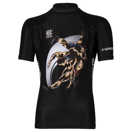 Short Sleeve Rashguard Kids Wrestling