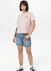 T-shirt damski PIT BULL Oversize PLANET SURF powder pink