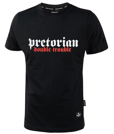 T-shirt PRETORIAN DOUBLE TROUBLE czarny