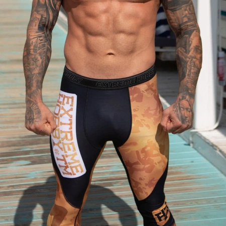 Legginsy Sportowe Męskie Golden Warrior