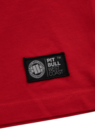 T-shirt PIT BULL NO LOGO czerwony