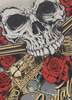 Bluza PIT BULL Washed SANTA MUERTE major olive prosta