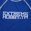 Short sleeve rashguard EXTREME HOBBY TRACE niebieski